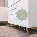 Ver mais imagens de Cômoda Infantil Gran Lorena Branco Acetinado - Carolina