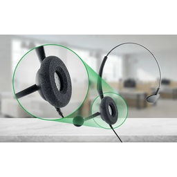 Headset Fone Ouvido Ajustavel Intelbras Chs55 Rj9 Telemarketing Call Center - 10