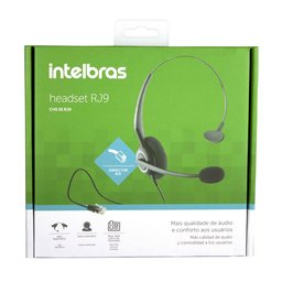 Headset Fone Ouvido Ajustavel Intelbras Chs55 Rj9 Telemarketing Call Center - 4