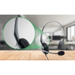 Headset Fone Ouvido Ajustavel Intelbras Chs55 Rj9 Telemarketing Call Center - 9