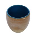 Ver imagem 1 de Copo de cerâmica escrito Ressaca no fundo 200ml Azul