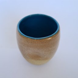 Copo de cerâmica escrito Ressaca no fundo 200ml Azul - 6