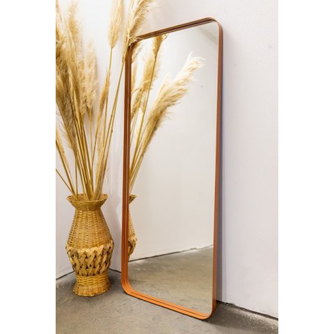 Espelho Luxo Retangular Retrô Corpo Inteiro 150x60cm