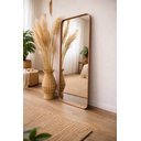 Ver imagem 1 de Espelho Luxo Retangular de Metal Retrô Corpo Inteiro 150x60cmindustrial