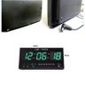 Relógio Digital De Parede Com Alarme Led Verde Termo Data - 4
