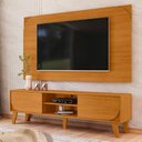 Ver imagem 2 de Rack Bancada com Painel para Tv 65 Pol 2 Portas Duna 182 Cm Cinamomo Madetec