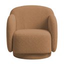 Ver mais imagens de Kit 2 Poltronas Decorativa Avany Giratória Bouclé Terracota - Nexta Casa