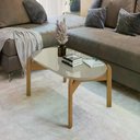 Ver imagem 5 de Mesinha de Centro Lizz Cor:off White/cedro