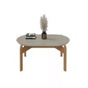 Ver imagem 4 de Mesinha de Centro Lizz Cor:off White/cedro