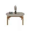 Ver imagem 4 de Mesinha de Centro Lizz Cor:Off White/Cedro