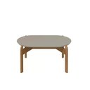 Ver imagem 1 de Mesinha de Centro Lizz Cor:off White/cedro