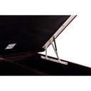 Ver imagem 3 de Cama Box Baú Queen Universal Suede Brown (158x198x35) - Ortobom