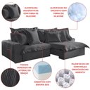 Ver mais imagens de Sofá Retrátil e Reclinável 3 Lugares 250cm Linho Zeus Yescasa