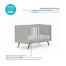 Berço Mini Cama 3 em 1 Americano 100% MDF Ayla - 4