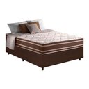 Ver imagem 1 de Cama Box Casal: Colchão Molas Anjos Superlastic Duo Sono + Base CRC Courano Brown(138x188)