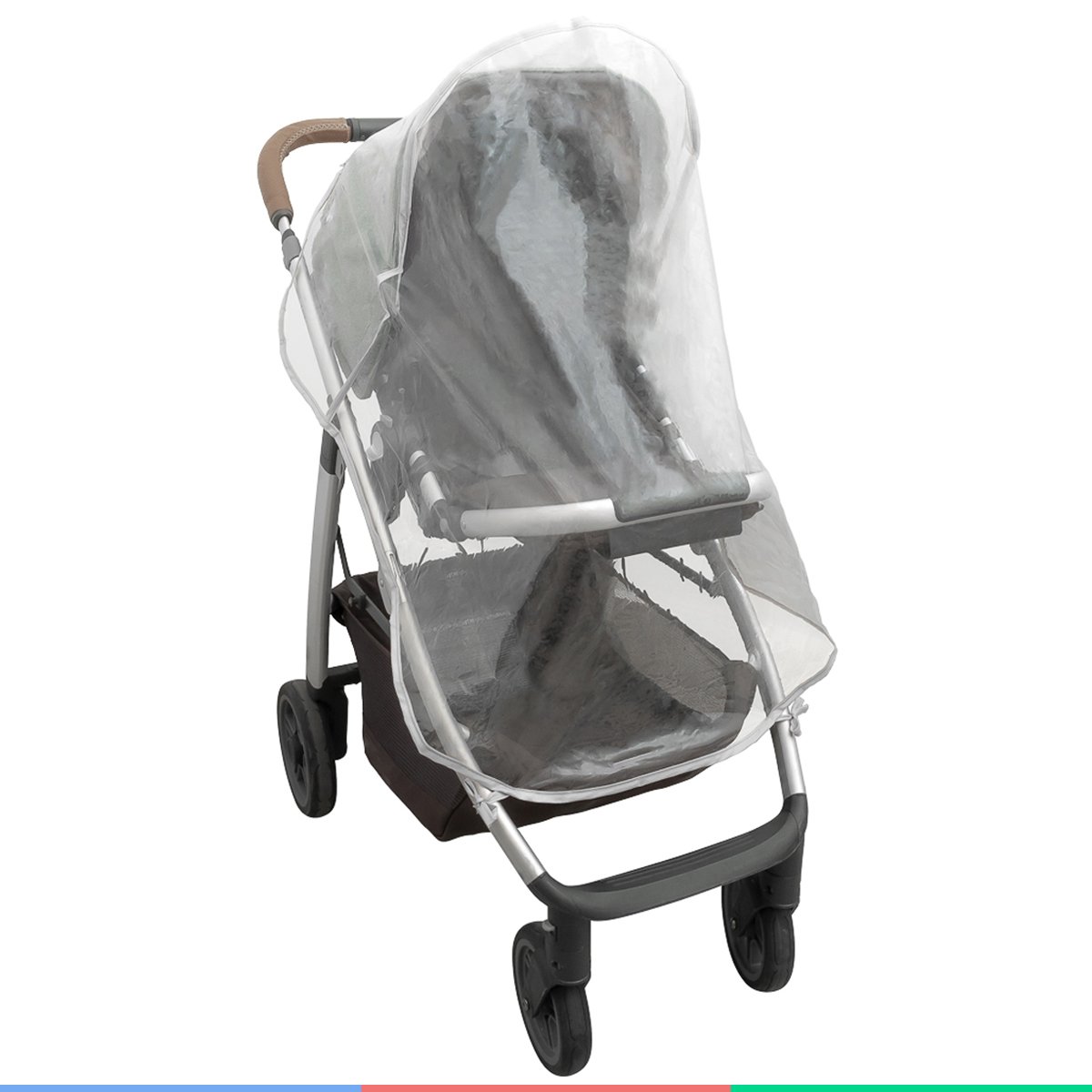 Capa De Chuva Protetora Para Carrinho De Bebê Universal Compacta Buba - 4
