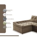 Ver imagem 4 de Sofá Milos Chaise e 4 Lugares 3,25m