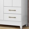 Guarda Roupa Solteiro 4 Portas 9524 Branco Moval - 7