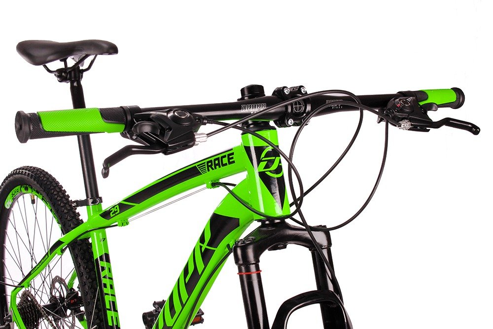 Bicicleta Aro 29 Dropp Race 21V Traseiro Shimano Freios Disco Suspensão - Verde - 19 - 4