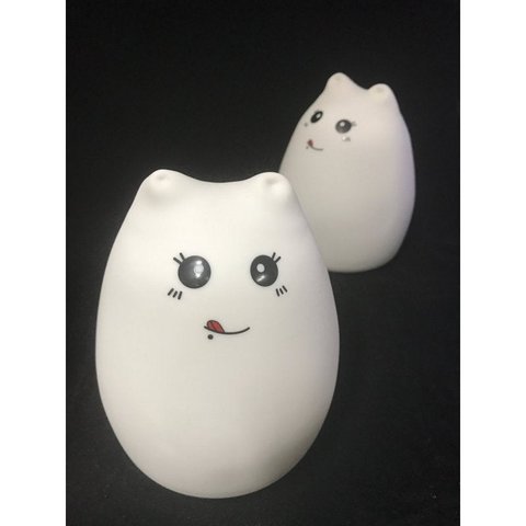 Luminária bebê Silicone luz noturna LED USB