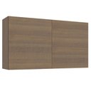 Ver imagem 1 de Armário Aéreo Madesa Stella 120 cm 2 Portas Rustic Cor:Rustic