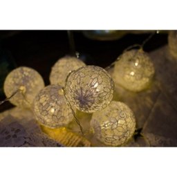 Cordão de Luz de Renda Luminária Fio de Luz 10 LEDs - 4