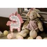 Unicórnio Baby luminoso mdf luminária led rosa super fofo - 4