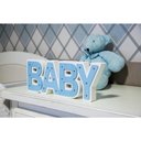 Ver imagem 4 de BABY Luminoso azul bebê mdf luminária led quarto de menino luxo