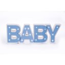 Ver imagem 2 de BABY Luminoso azul bebê mdf luminária led quarto de menino luxo