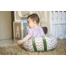 Sofá Almofada Senta Bebê Poltrona Pelúcia Chevron Baby - 4