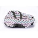 Ver imagem 3 de Sofá Almofada Senta Bebê Poltrona Pelúcia Chevron Baby