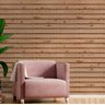 Papel de Parede Ripado Madeira Pallet Horizontal-60x300cm - 2