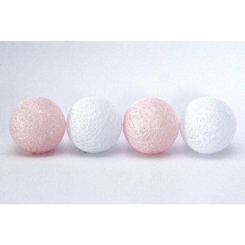 Cordão de Luz Rosa Bebê Fio de Luz Fada 10 LEDs À Pilha