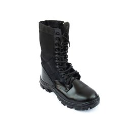 Coturno Militar Com Ziper e Cadarço Atalaia Patriota Preto CA 44081 - 2