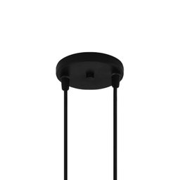 Pendente Jabuti Up Preto com Globos Âmbares para 5 Lâmpadas G9 - 3