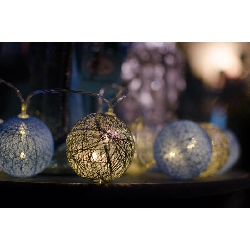 Cordão de Luz Natal Silverblue - Ornamentação Árvores Decoração Festa e Mesa 20 LEDs - Pilhas - 1