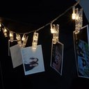 Ver imagem 3 de Cordão de Luz Photo Clip LED com 10 Prendedores À Pilhas 1,65M