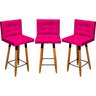 Kit 3 Banqueta Grace Para Cozinha Gourmet Ou Balcão Área Gourmet Pés Palito Corino - 1
