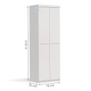 Ver imagem 3 de Guarda-Roupa Modulado 2 Portas 4 Gavetas Smart Kappesberg