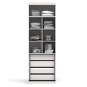 Ver imagem 2 de Guarda-Roupa Modulado 2 Portas 4 Gavetas Smart Kappesberg