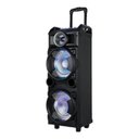 Ver imagem 1 de Caixa Torre Amplificada Multiuso USB/SD/Fm e Bluetooth, Acompanha 1 Microfonecom Fio, com Bateria In