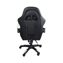Cadeira Gamer Stillus Ergonômica com Apoio para Os Pés - Preta / Branca + E-book - 7
