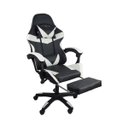 Ver mais imagens de Cadeira Gamer Stillus Ergonômica com Apoio para Os Pés - Preta / Branca + E-book