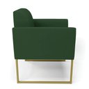 Ver imagem 6 de Kit 2 Poltronas Base Industrial Dourado Marisa Veludo D03 - D’Rossi