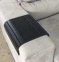 Ver imagem 3 de Esteira Decorativa Laqueada Apoio Suporte Sofá Lisa Preto