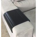 Ver imagem 3 de Esteira Decorativa Laqueada Apoio Suporte Sofá Lisa Preto