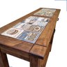 Aparador Buffet 100 Cm Retrô Rustico de Madeira Maciça Imbuia Multiuso Organizador Bancada Balcão - 3