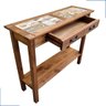 Aparador Buffet 100 Cm Retrô Rustico de Madeira Maciça Imbuia Multiuso Organizador Bancada Balcão - 4
