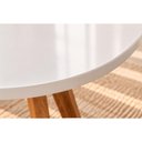Ver mais imagens de Mesa Cozinha Acerola Madeira c/Vidro 109cm Madeira/Off Cimol