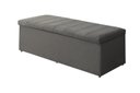Ver imagem 1 de Calçadeira Baú Vitoria 120 cm Suede Cinza